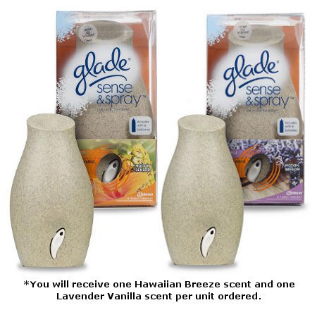 2 Pack - Glade Sense and Spray. Retail Price: $29.98. You Save 57%. Our Price: $12.99 (+ $3.99 shipping) (Yes, shipping is discounted the more you order!)