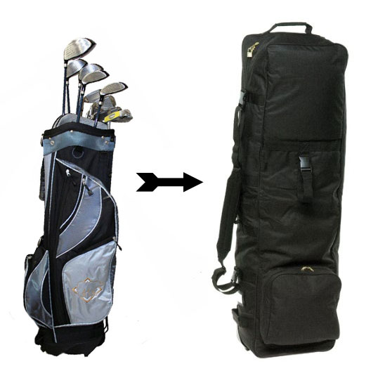 The Legacy Golf Travel Bag - Safely Transports Your Bag and Clubs - $34.99 ships free by Jammin Butter