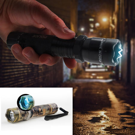 Aluminum Rechargeable Stun Gun LED Flashlight - $13.49 ships free with code by Jammin Butter