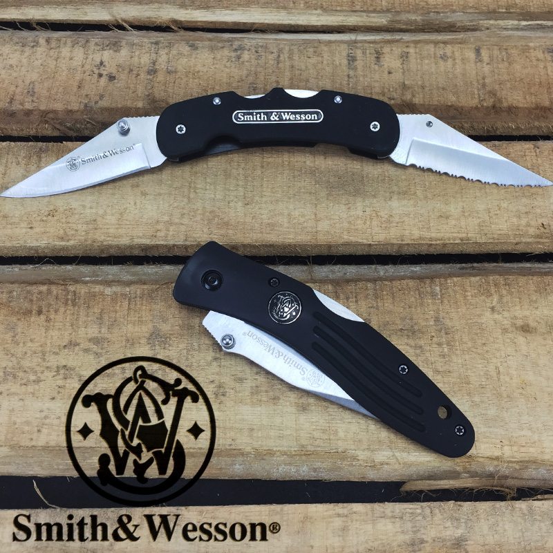Smith & Wesson Clip Folding Knives 2Pack Jammin Butter II