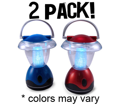 2 Pack LED Mini Lantern - Perfect for Camping!