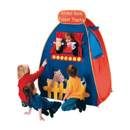 Animal Barn Puppet Theatre With Puppets