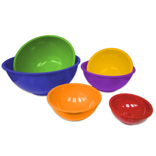 Gourmet Home Products 6-pc. Multicolor Mixing Bowl Set 