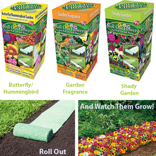 Roll Out Flowers - Just Roll, Water and Watch Them Grow