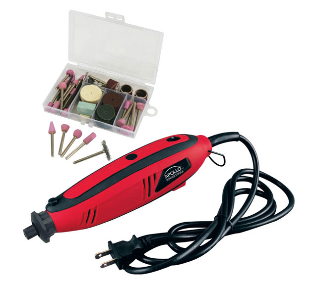 Apollo Tools Electric Rotary Tool With With 100 Accessories