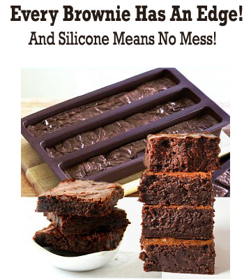 Silicone All Edges Brownie Edge Pan - Every Brownie Has an Edge! - SHIPS FREE! Silicone All Edges Brownie Edge Pan - Every Brownie Has an Edge! - SHIPS FREE!