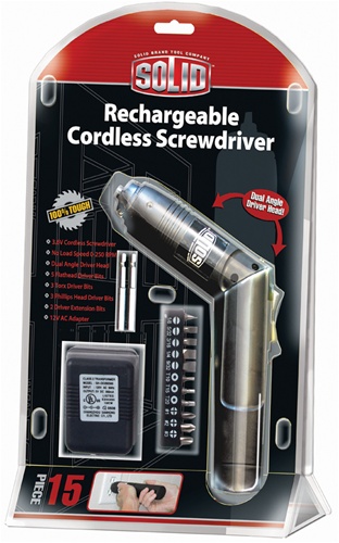Cordless Rechargeable Screwdriver