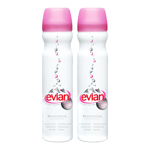2 Pack of Evian Facial Spray - Moisturizes, Refreshes & Tones - SHIPS FREE!