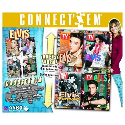 ELVIS Connect -Em Puzzle - 4 Puzzles Connect Into 1 5ft Puzzle!