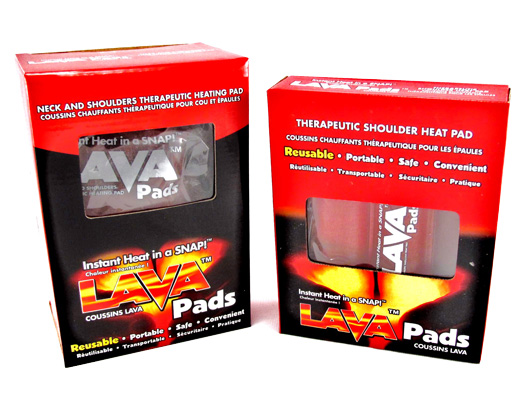 AMAZING Instant Heat Lava Pads - Set of large and small