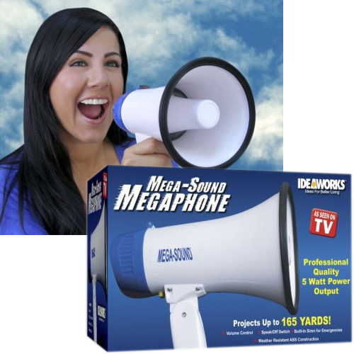 Mega-Sound Megaphone - As Seen On TV!