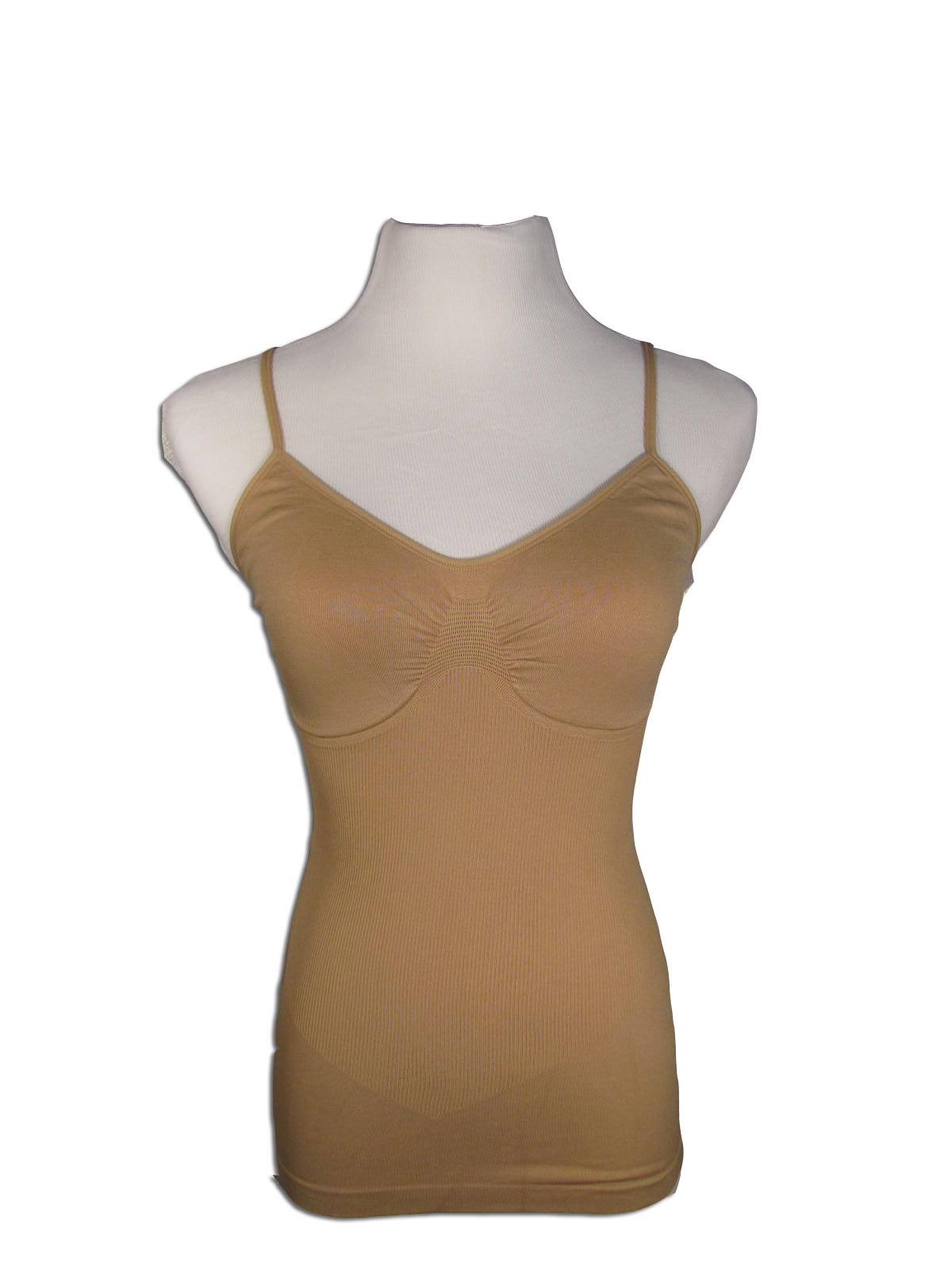 Body Slimming Compression Tank Top  in Nude