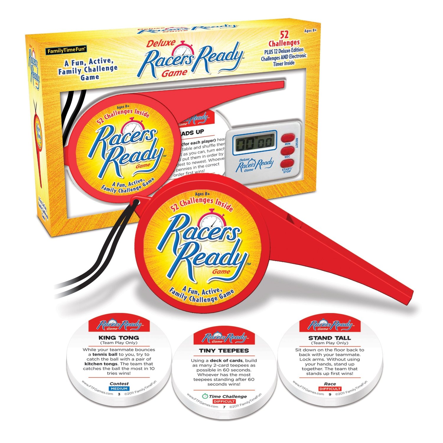 Racers Ready Deluxe Game- A Fun, Active Family Game
