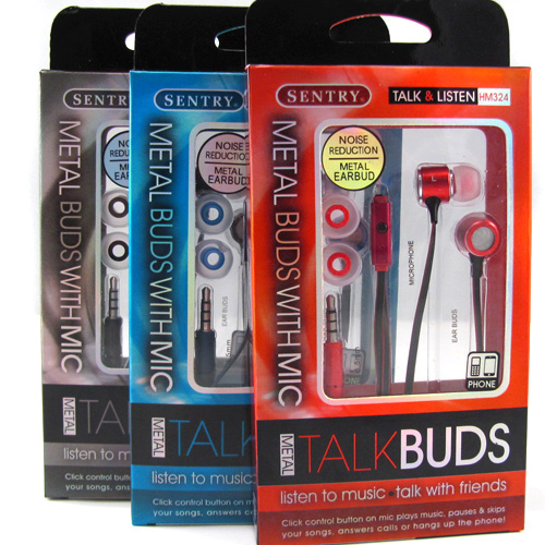 Talk & Listen Metal Talk Buds - Control Your Phone/MP3 Player & Take Calls See the video! - SHIPS FREE!