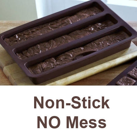 Silicone All Edges Brownie Edge Pan - Every Brownie Has an Edge! - SHIPS FREE!