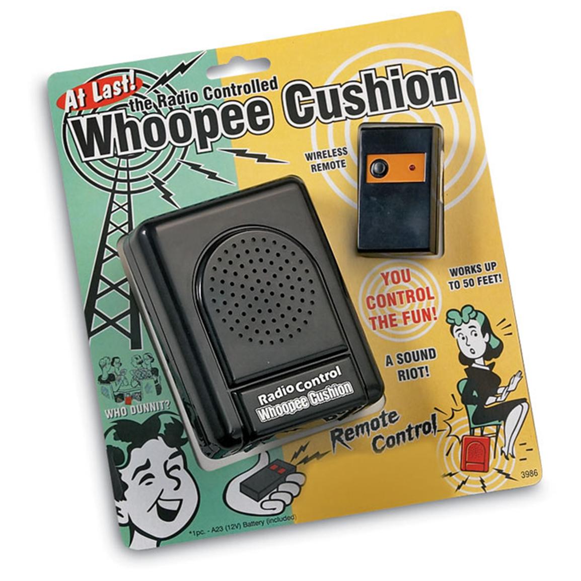 The Radio Controlled Whoopee Cushion- YOU Control the Fun!