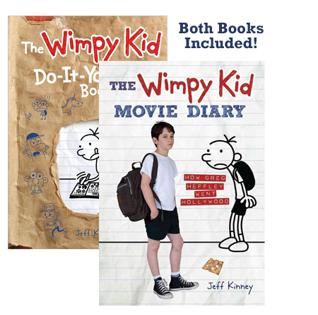 Diary of a Wimpy Kid 2 Book Set - Movie Diary & Do-It-Yourself Book (Hardcover)