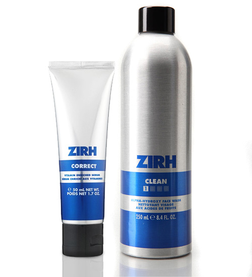 Zirh Men's Clean & Correct Facial Cleansing Set - Give Your Face The Respect It Deserves!