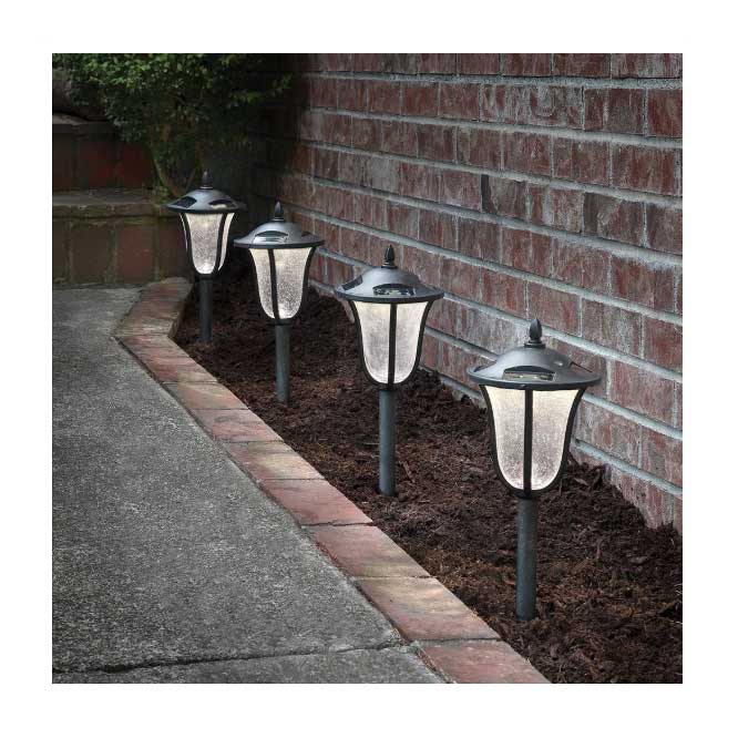 Set Of 2 Portfolio Dusk To Dawn Solar Led Landscape Lighting Path Set Of 2 Portfolio Dusk To Dawn Solar Led Landscape Lighting Path Light With Shepherd S Hooks Ships Free