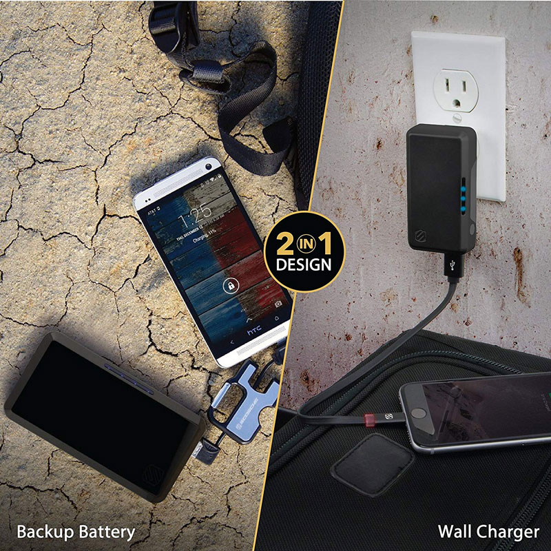 $14.99 (reg $40) 2-in-1 USB Wall Charger AND Portable Battery Pack