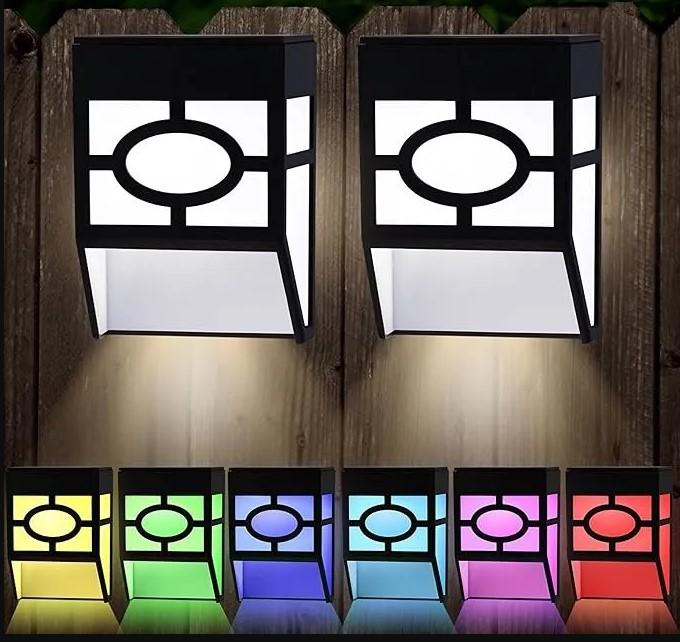 Add color to your deck, front door, driveway, porch, front or backyard, garden, driveway, staircase, and more! These 8-Pack Solar Lights have 2 Modes LED (White and Color Changing). Automatically charges in the sun and can shine bright for up to 12 hours!