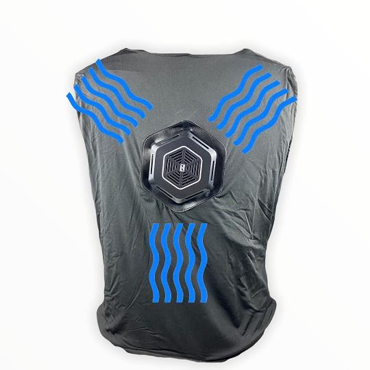 Thin Ice Moisture Wicking Thermo-Cool Cooling Vest with Battery Pack - Size: Medium. Summer is coming! This lightweight, comfortable, and easy-to-use vest can lower temperatures by up to 20 degrees! Temp can be controlled manually with a built-in controller. The removable battery pack can double up as a power bank to charge your devices!
