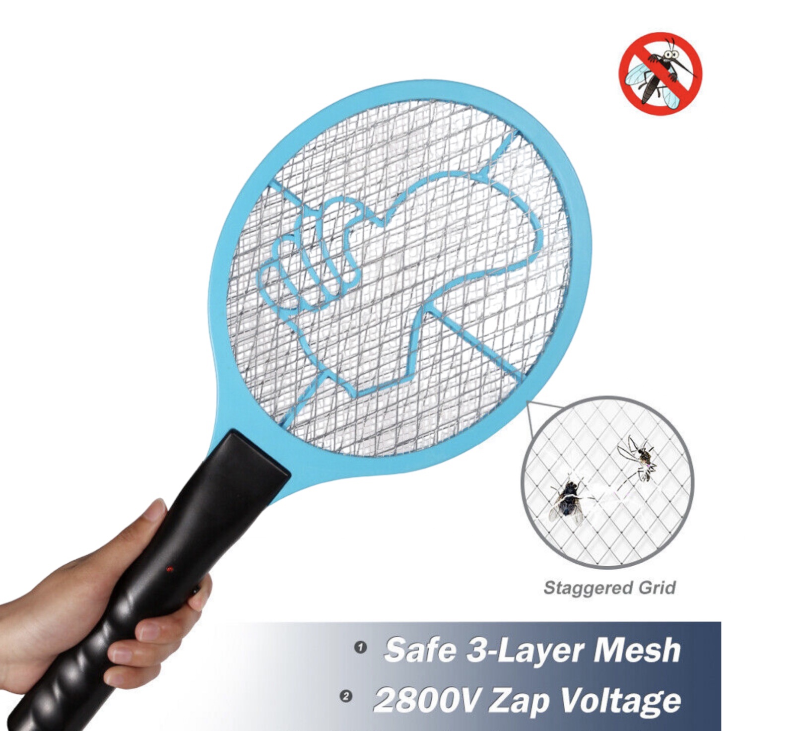 Electric Bug Zapper Racket - FUN & yup, they really, REALLY work..and ...