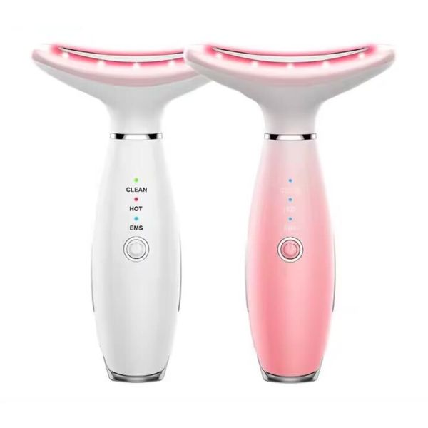3-in-1 Light Therapy Anti-Aging Face and Neck Massager Wand - Uses Triple Action LED, Thermal and Vibration Technologies for overall skin care including tightening and smoothing - GREAT deal because you will 3-in-1 Light Therapy Anti-Aging Face and Neck Massager Wand - Uses Triple Action LED, Thermal and Vibration Technologies for overall skin care including tightening and smoothing - GREAT deal because you will