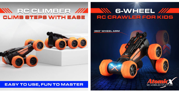 Atomic X RC Car - Awesome tricks, LED lights and can even climb small ...