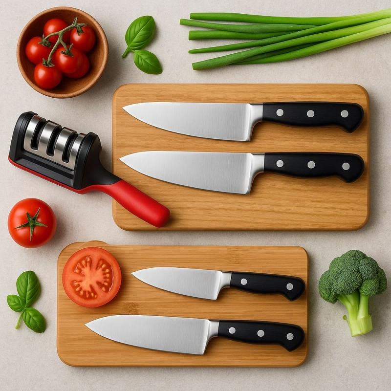 PACK OF 2: 3 Stage Knife Sharpener. Keep your blades razor-sharp with ...