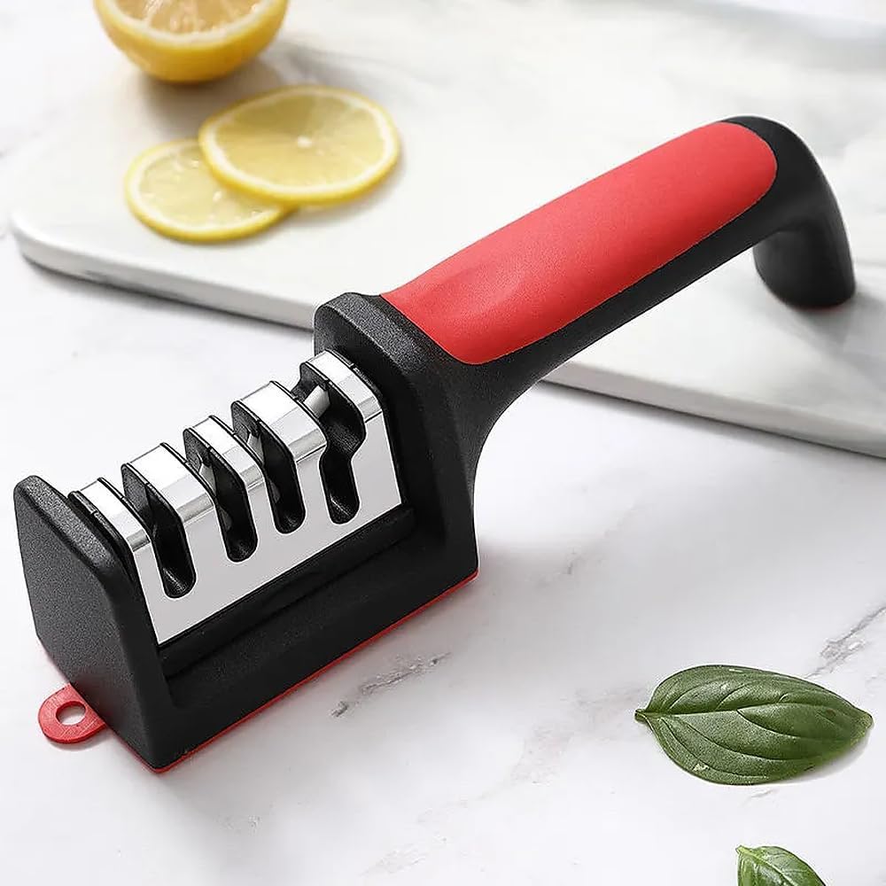 PACK OF 2: 3 Stage Knife Sharpener. Keep your blades razor-sharp with ...