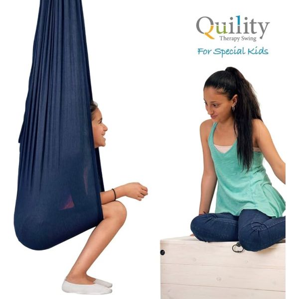 Quility Indoor Hammock Swing for Kids - holds up to 77 lbs - SHIPS FREE!