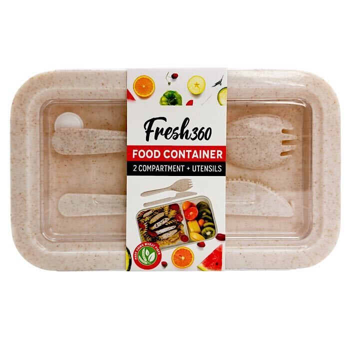 Fresh 360 Bento Style Food Containers - Choose 2 or 3 Compartment Food ...