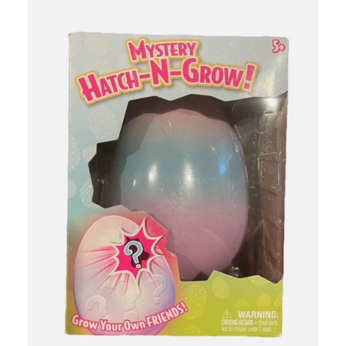 FOUR PACK of Large Mystery Hatch-N-Grow Eggs - MANY different characters inside the eggs. Finding out what will hatch is all part of the fun - Order 4 or more 4-packs and SHIPPING IS FREE!