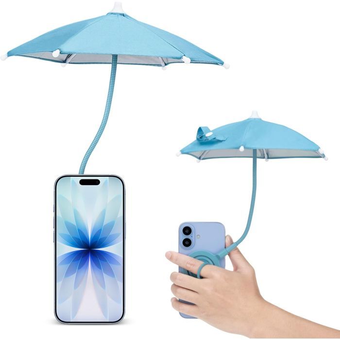 Magnetic Phone Umbrella - Random Color Black or Blue - Order 2 or more and SHIPPING IS FREE!