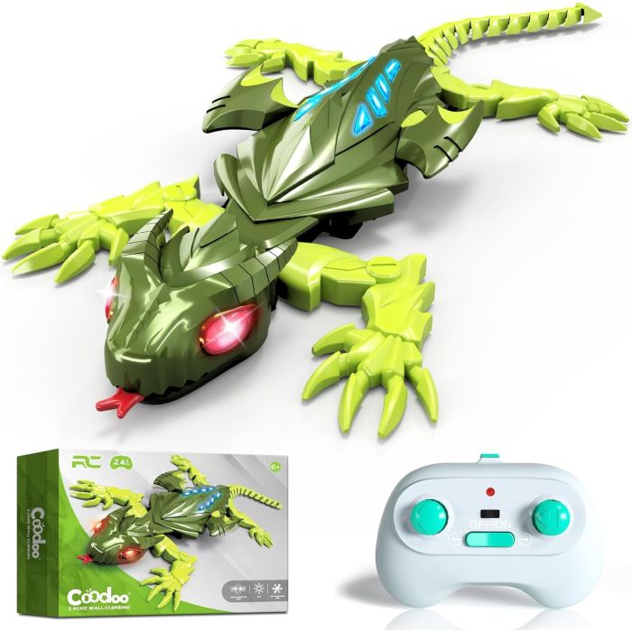 (Unmute the video for audio) - Wall Climbing RC Gecko - SHIPS FREE!