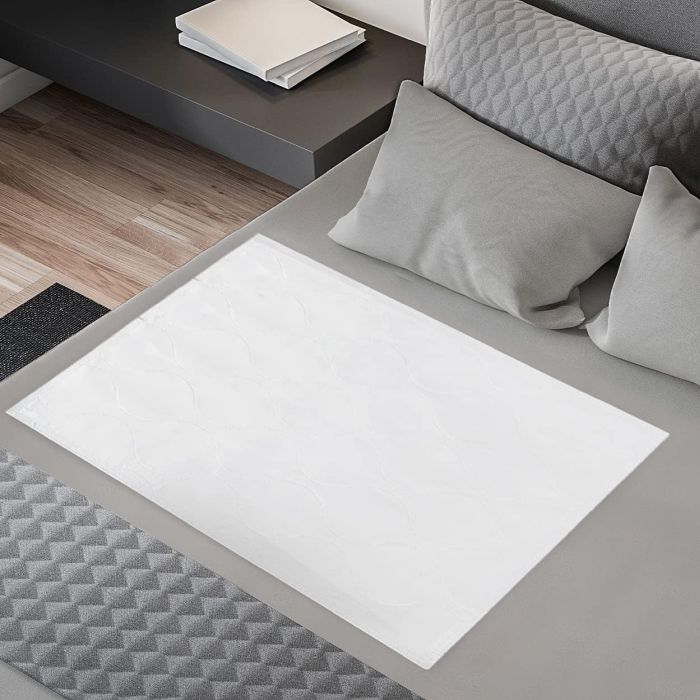 ($40 on amazon for the smaller size - see additional image, just $19.99 from us, and REMEMBER, YOU\'RE GETTING FOUR!) - 4 PACK of Reusable Waterproof Absorbent Underpads FOR BEDS, CHAIRS AND COUCHES - Soft and machine washable - Great for adults, children and pets for accidents and... well...anything you want to keep off your sheets, mattresses and more - Choose Size 30x34 or 36x72 inch - SHIPS FREE!