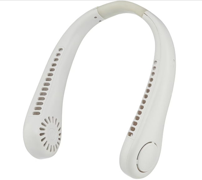 Portable Neck Fan - Great deal because you will receive a random neutral color like blue, white, green etc. No pink, purple or etc. - SHIPS FREE!