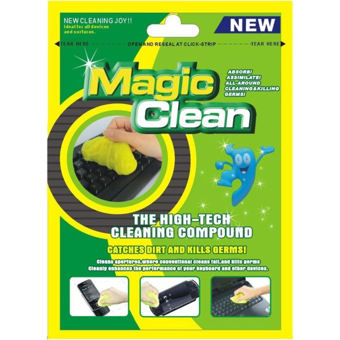 6 Pack of Total Clean Magic Universal Cleaning Gel - Easily get out all the Grime, Crumb and Dust from all the cracks and crevices! - SHIPS FREE!