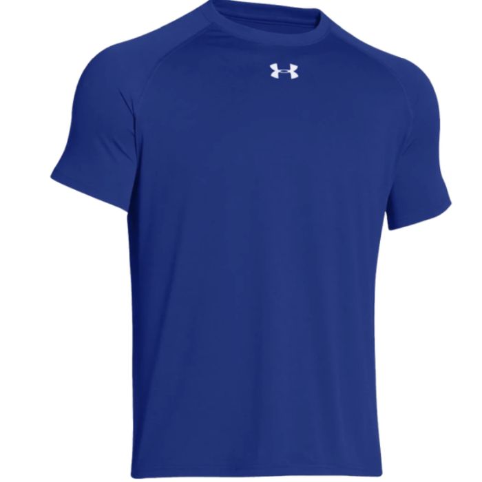 Under Armour Men\'s UA Tech T-shirt - Quickdry, anti-odor, moisture-wicking fabric to help keep you dry and comfortable. - Fit: They run a little big and long - SHIPS FREE!