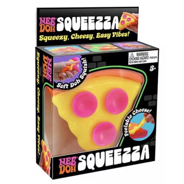 SqueezyPizza Slice Fidget Stress Reliever - Order 4 or more and SHIPPING IS FREE!