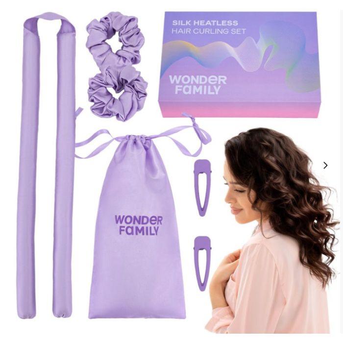 Wonder Pony Heatless Curling Set is the easy way to create gorgeous curls while you sleep. Get long-lasting waves and volume without curling irons, hot tools, or heat damage. - SHIPS FREE!
