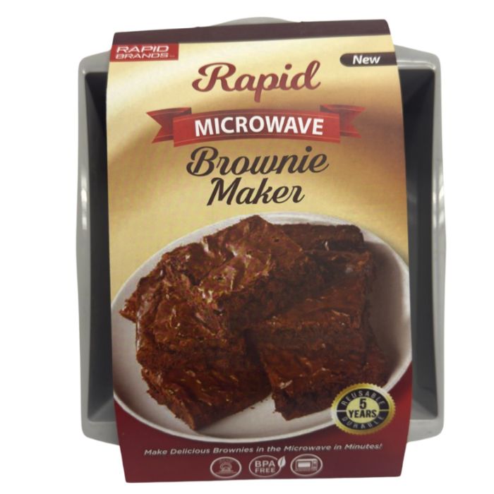 Rapid Brownie Maker – Microwave Delicious Brownies in 4 Minutes - SHIPS FREE!