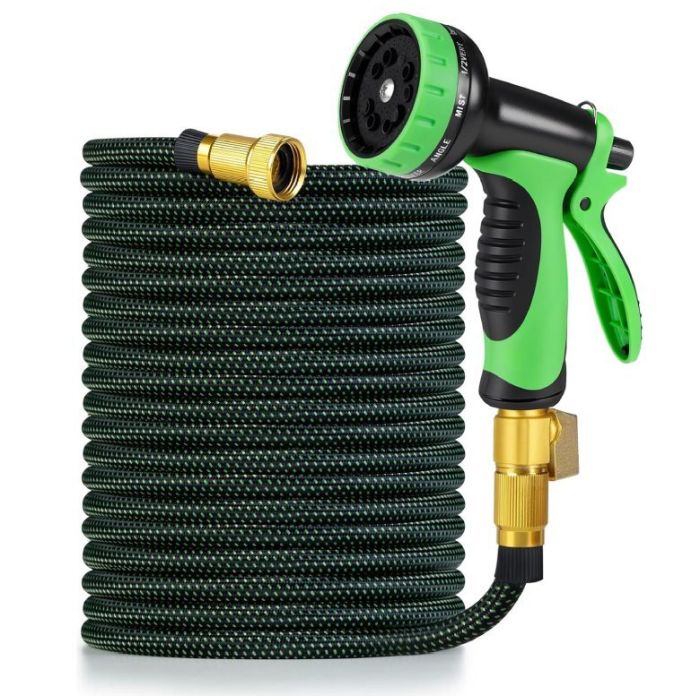 Expanding Hose With 10 Functional Nozzle - 25 Foot - Need longer? Just connect them together - SHIPS FREE!