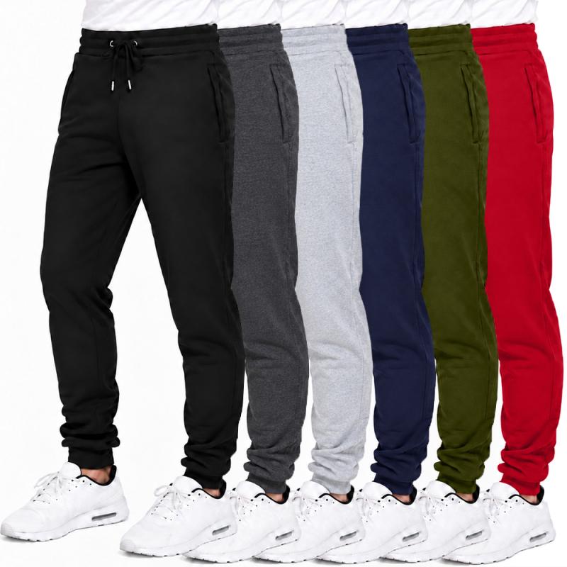 6-Pack Mens Slim Fit Fleece Jogger Sweatpants (S-3XL)