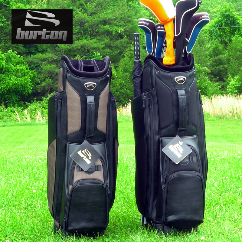 Burton Executive Leather and Canvas Golf Bag SHIPS FREE! 13 Deals