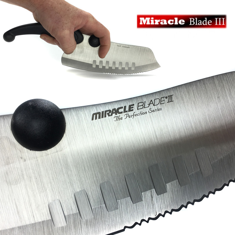 STUPID GOOD DEAL Miracle Blade III Rock 'n Chop Kitchen Knife