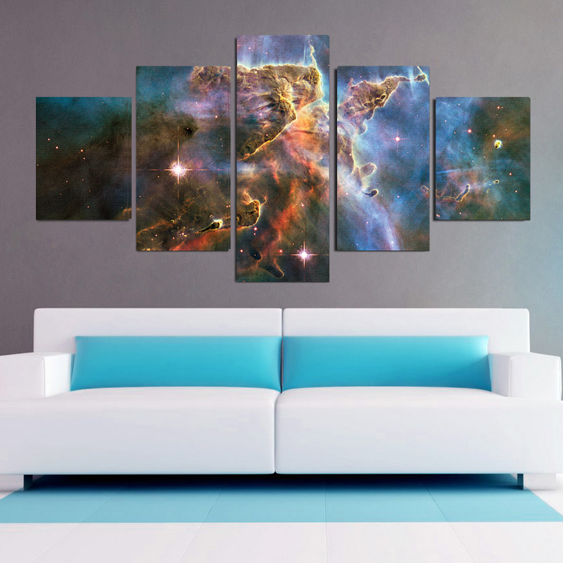 Carina Nebula 5 Piece Canvas W...