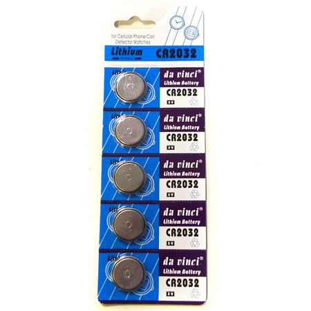 5 Pack Cr2032 Watch Remote Button Cell Battery 3V