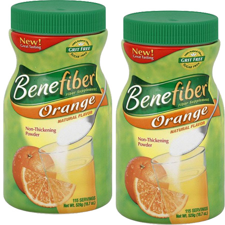 benefiber orange flavor dose powder pack 13deals